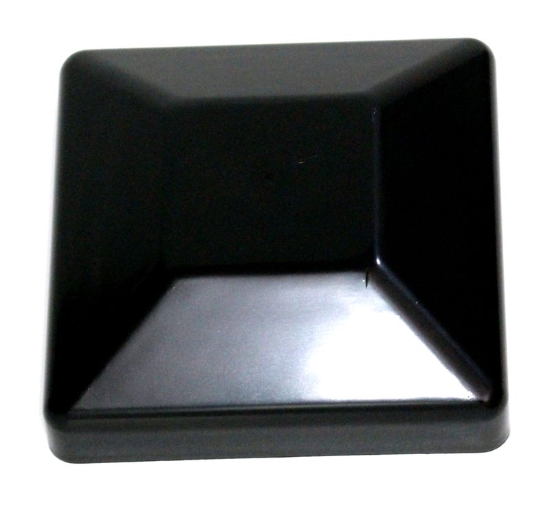 JSP Manufacturing 16 Pack Fence Post Plastic Black Caps 4X4 (3 5/8"") Pressure Treated Wood Made in USA - Image 2